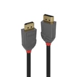 Mini DisplayPort 1.4 Hybrid fiberoptisk kabel med DP-kontakter 40m