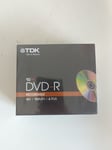 TDK - DVD+R RECORDABLE 16x 120min 4.7GB - 10 PACK - BRAND NEW & SEALED!!!