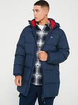 Tommy Jeans Essential Down Hooded Jacket - Navy, Navy, Size M, Men