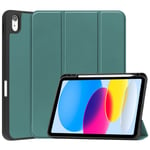 Trolsk Tri-fold Stand Cover (iPad 10,9 (2022)) - Vihreä