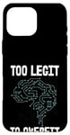 Coque pour iPhone 16 Pro Max Trop légitime pour surpasser le Deep Learning de Funny Data Scientist