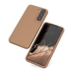 Samsung Galaxy S22 Plus Coque de Protection Souple et Flexible en Gel de Silicone avec Protection Anti-Chute pour Appareil Photo Samsung Galaxy S22 Plus, Coque Fine et résistante aux Chocs Cappuccino