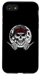 iPhone SE (2020) / 7 / 8 Skeleton Rock Hand Halloween Rock and Roll Midnight Case