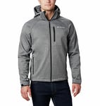 Columbia Cascade Ridge Softshell, Veste Coupe Vent Softshell Homme, Charcoal Heather, Taille XL