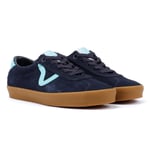 Vans Sport Low WoMens Blue/Gum Trainers Suede - Size UK 4