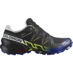 SALOMON Speedcross 6 Gore-tex - Noir / Bleu Jaune taille 44 2/3 2025