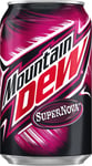 Mountain Dew Supernova -virvoitusjuoma, 330 ml, 24-pack