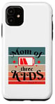 Coque pour iPhone 11 Maman enfants batterie épuisement énergétique humour