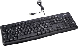 Swiss Layout Logitech Keyboard K120 for Business, ‎QWERTZ Black