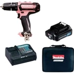 Perceuse-visseuse à percussion sans fil Makita 12 v 2.0 Ah Li-Ion + batterie, + mallette Y787332