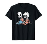 The Simpsons Bart and Lisa Skeletons Treehouse of Horror T-Shirt