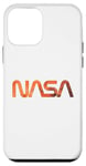 Coque pour iPhone 12 mini Logo rétro de la NASA Mars Worm Patch Space Exploration Graphic