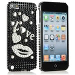 BlingCase (Silverläppar) iPod Touch 5 Blingskal