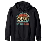 ENOCH Like A Normal Person But Much Cooler Vintage Zip Hoodie