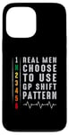 iPhone 13 Pro Max Real Men Use RACE Shift Pattern Tee - Motorcycle Gear Shift Case