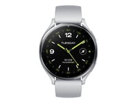 Xiaomi Watch 2 - Smartklokke Med Stropp - Håndleddstørrelse: 140-210 Mm - Display 1.43" - 32 Gb - Bluetooth, Wi-Fi - 36.8 G - Sølv - Demo