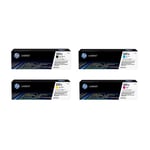 HP 201X Black+ Tri-Colour Toner Commercial Pack for HP Colour LaserJet Pro M252dw, M274n, MFP M277dw,MFP M277n  Printer