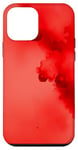 Coque pour iPhone 12 mini Rouge Art Abstrait Minimal Esthétique