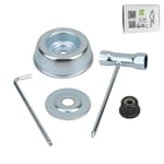 GE05084-Viabrico kit ecrou tete debroussailleuse universelle, pour débroussailleuse thermique, stihl, echo, ryobi tete