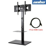 32-65"Floor TV Stand Tilt Mount Bracket with Component Shelf for Hisense Sony LG