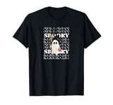 Spooky Season Halloween Witch Ghost With Pumpkin T-Shirt