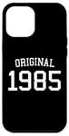 Coque pour iPhone 12 Pro Max Original 1985, 40 ans pour homme et femme 40ème anniversaire