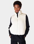 Canyon Fleece Vest - Lily White - S