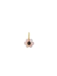 My Flower Charm 7 Mm Gold Pink Design Letters