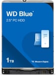 Blue 1To Disque dur Interne 2.5"" pour PC portable, 5400 RPM Class, SATA 6 GB/s, 128MB Cache, Garantie 2 ans