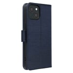 Case for iPhone 15 Plus Card-holder Cover Video Stand Feature Navy