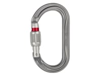 Petzl M33a Sl, Skruvlåsning, Låsbar Karbinhake, D-Formad, Gjuten Aluminium, Grå, 25 Kn