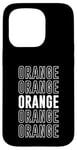 Coque pour iPhone 15 Pro Orange