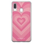 Babaco ERT GROUP mobile phone case for Samsung A40 original and officially Licensed pattern Hearts 007 optimally adapted to the shape of the mobile phone, case made of TPU