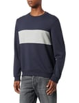 Geox Men's M Sweater, Blue Nights/Light Me, XX-Large