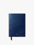 Montblanc #146 Small Starwalker SpaceBlue Leather Lined Pocket Note Book, Blue