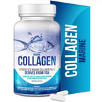 Marine Collagen Peptides Supplements for Men & Women - Collagen Pills - Collagen