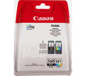 CANON PG-560 & CL-561 Black & Tri-colour Ink Cartridges - Twin Pack