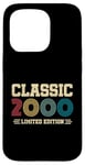 Coque pour iPhone 15 Pro 25 Year Old Gifts Classic 2000 Édition limitée 25e anniversaire