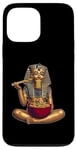 Coque pour iPhone 13 Pro Max Nouilles japonaises Pharaoh King Tut Ramen