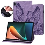 Big Butterfly Leather Case On Yhteensopiva Xiaomi Pad 5:N Kanssa