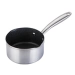 Prestige Scratch Guard Stainless Steel Milk Pan Dishwasher Safe Cookware - 14cm