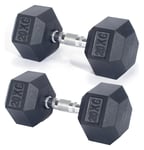 PRO FITNESS Pro Fitness 20kg Hex Dumbbell Set