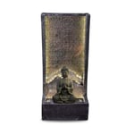 Fontaine XL de Jardin avec Statue Bouddha Amovible - Fontaine Mur d'eau en Relief Extérieur et Intérieur - Ambiance Zen et Décorative dans Votre Espace Extérieur - H 100 cm - Zen'Light