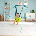 TP Toys Portique Metal Bebe Pliant, balançoire métallique Pliable pour bébé, Utilisation intérieure et extérieure, balançoire sûre pour Les bébés et Les Jeunes Enfants à partir de 6 Mois