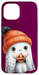 Coque pour iPhone 15 Ghost Halloween Spooky Boo Automne Halloween Fantôme mignon