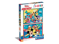 Clementoni Supercolor Disney Mickey, 20 Styck, Tecknade Serier, 3 År