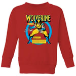 X-Men Wolverine Bio Kids' Sweatshirt - Red - 3-4 Years