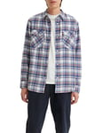 Levi's Men's Western Relaxed fit westers, Humphrey Plaid Bright White, S