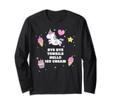 Bye-Bye Tonsils, Hello Ice Cream – Women & Girls Unicorn Long Sleeve T-Shirt