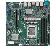 Asrock W680d4u-2L2t/G5, Intel, Lga 1700, Ddr5-Sdram, 32 Gb, Dimm, 1,1 V